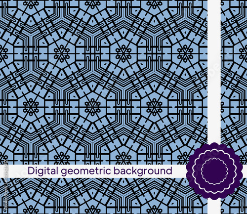 Geometric Background for printing on paper  wallpaper  covers  textiles  fabrics  for decoration  decoupage  scrapbooking. Vector illustration