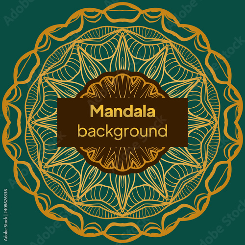 Oriental pattern, vector illustration. Floral round mandala. Arabic, Indian, moroccan,spain, turkish, pakistan, chinese, mystic, ottoman motifs.