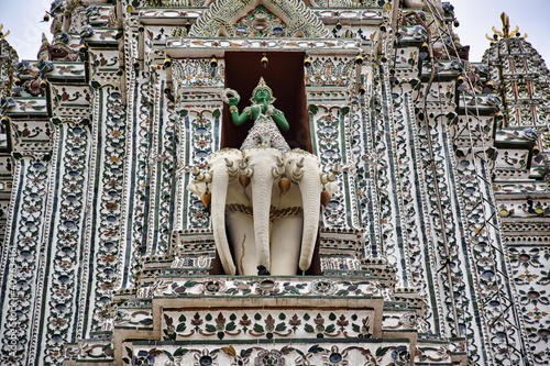 Temple of Dawn, Wat Arun is a buddhist temple and derives its name from the Hindu god Aruna often personified as the radiations of the rising sun