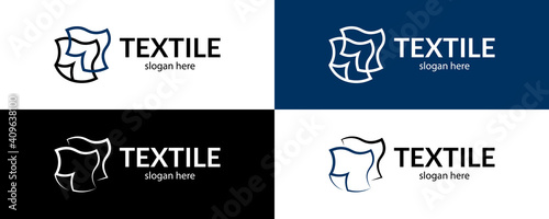 Stylish textile logo