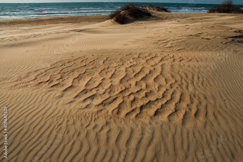 footprints on the sand