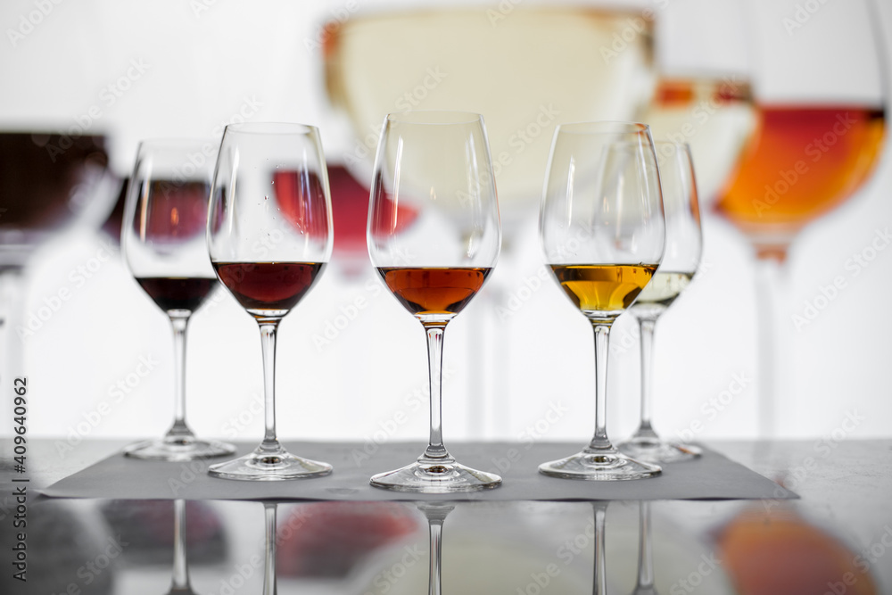 Εκτύπωση καμβά glass of wine