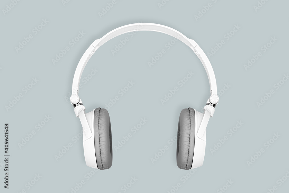 Background on the theme of silence, music or hearing safety.