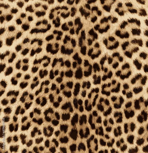 Fototapeta Seamless leopard texture, animal print