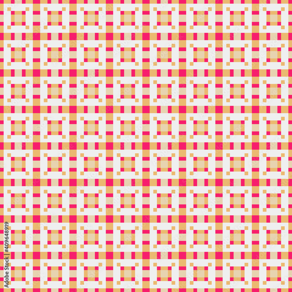 Abstract Cross Pattern generative computational art illustration