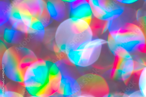 Blurred Iridescent neon background.