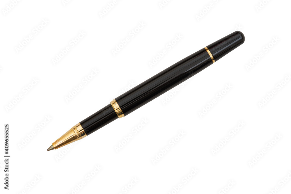 Elegant business black and gold ballpoint pen Elegant business black and gold ballpoint pen