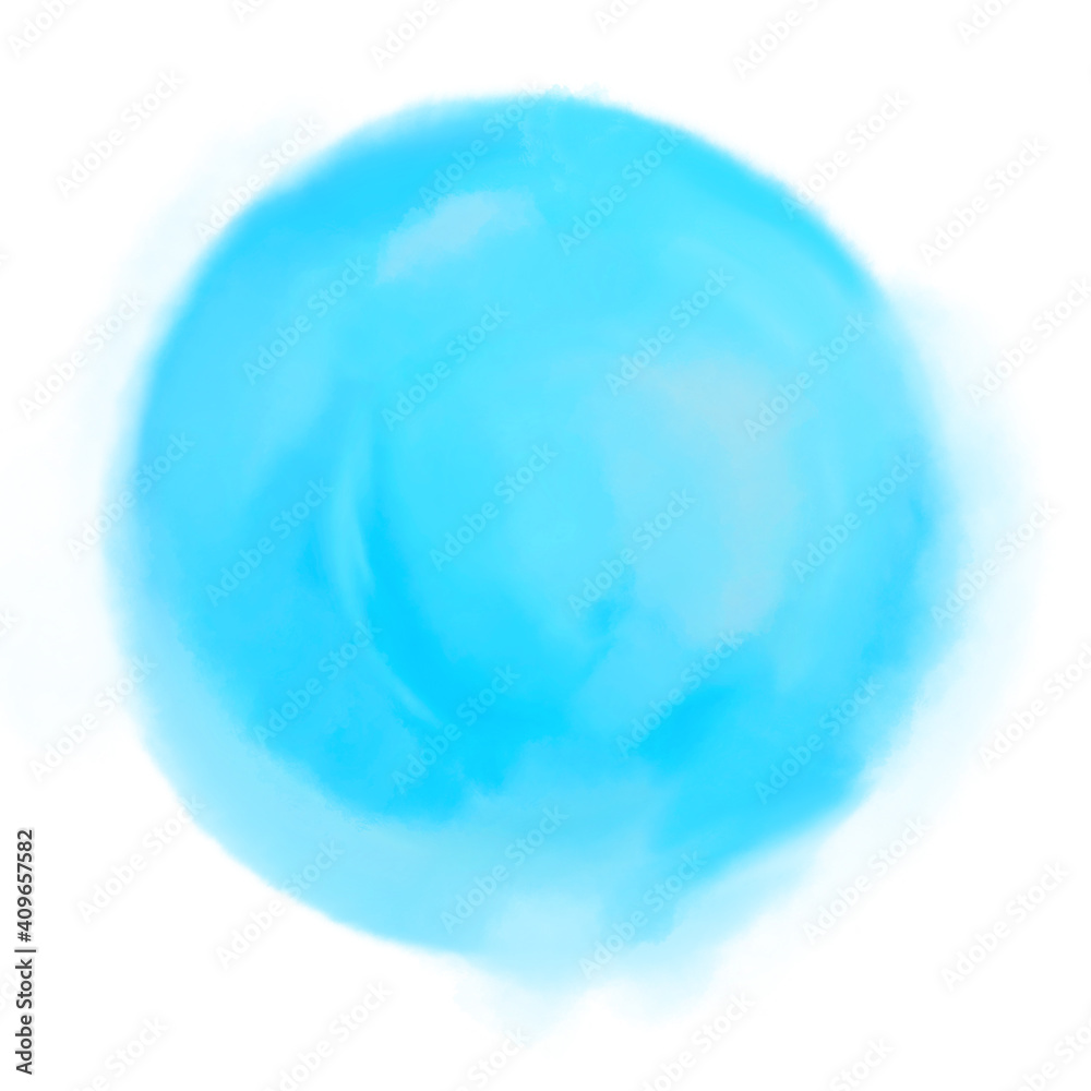 Abstract blue watercolor splash on white background. Pastel color for banner, decoration, brush stroke. Abstract blue watercolor splash on white background. Pastel color for banner, decoration, brush stroke.
