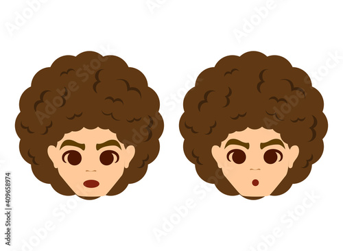 キャラクター「アフロくん」