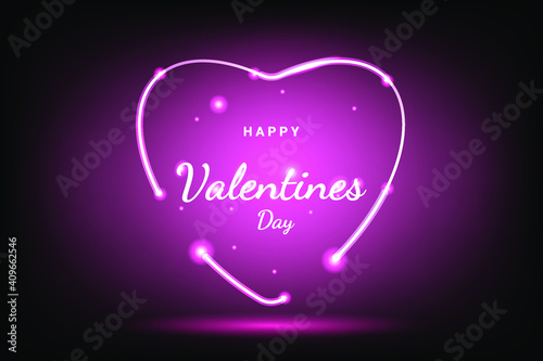 Bright Valentine`s day background, small hearts, in red colors