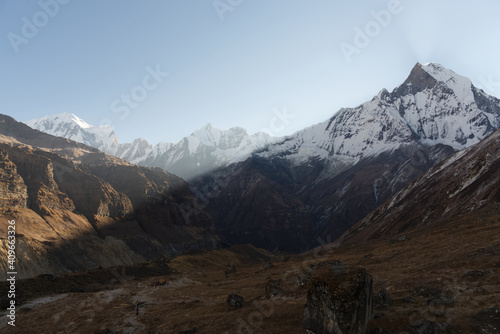 Mattina al Santuario dell'Annapurna