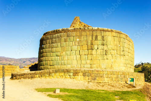 Templo del sol en las Ruinas de Ingapirca