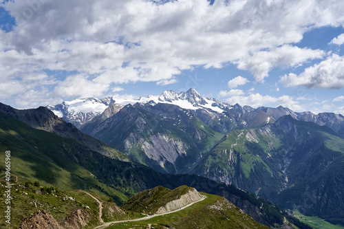 Panorama in Austrian Alps with Grossglockner © Guenter