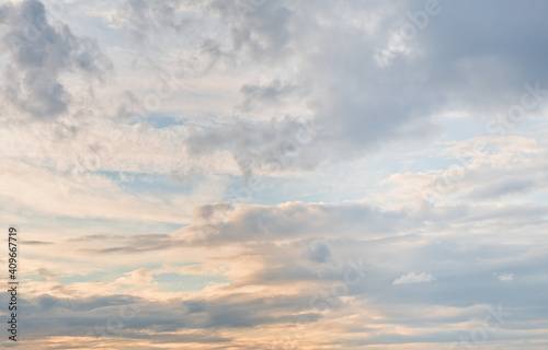 Fototapeta Naklejka Na Ścianę i Meble -  the beautiful sky during sunset time