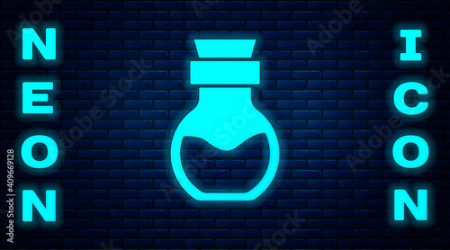 Poison in bottle icon isolated on white background. Bottle of poison or poisonous chemical toxin. Vector.