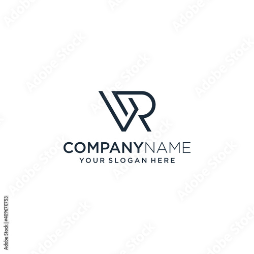 Free Download WR Initial Logo Design, RW Abstract. Clean, Simple, Luxurious and Professional. Suitable For Business Consulting, Photography, Architecture, Real Estate Brokerage, Construction Etc. - GFXLoad