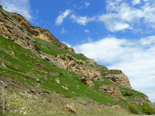 Gum-ezen Gorge in the North Caucasus
