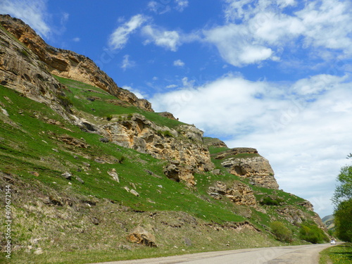 Gum-ezen Gorge in the North Caucasus
