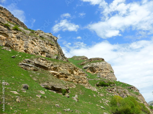 Gum-ezen Gorge in the North Caucasus
