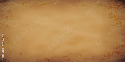 Old ancient papyrus.Retro paper with scratches.Grunge old background.Vector illustration.
