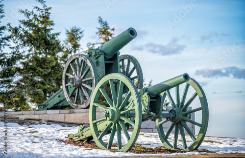 old cannon in the fortress