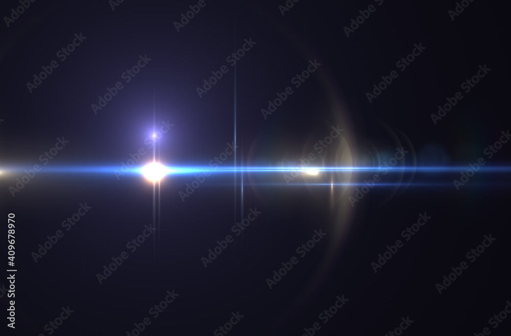 lens flares for photography and  anamorphic lens flare