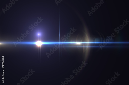lens flares for photography and  anamorphic lens flare