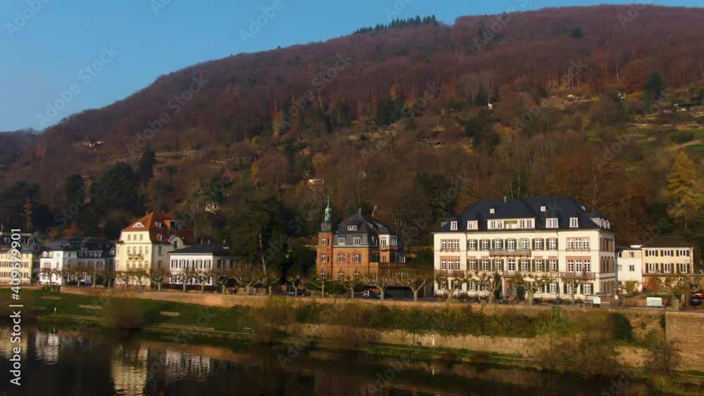 Heidelberg on an early sunny morning in winter before Christmas in Baden-Württemberg, Germany. Heidelberg on an early sunny morning in winter before Christmas in Baden-Württemberg, Germany.