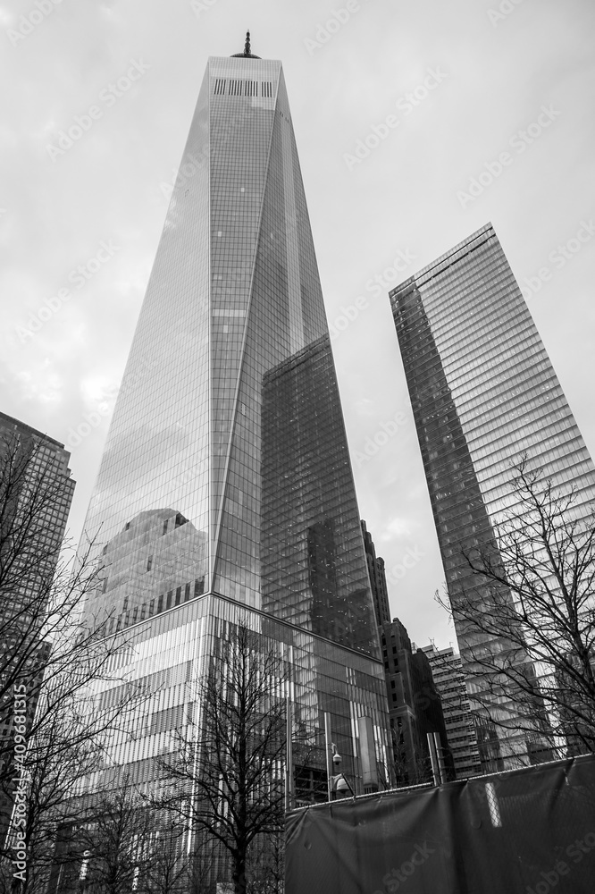 Freedom Tower in Manhattan., New York One World Trade Center is the