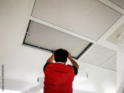 HEPA filter Installation and Testing in Operating Room