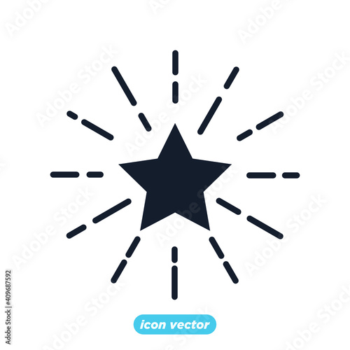 star icons. Shining star. Abstract Falling Star symbol vector illustration