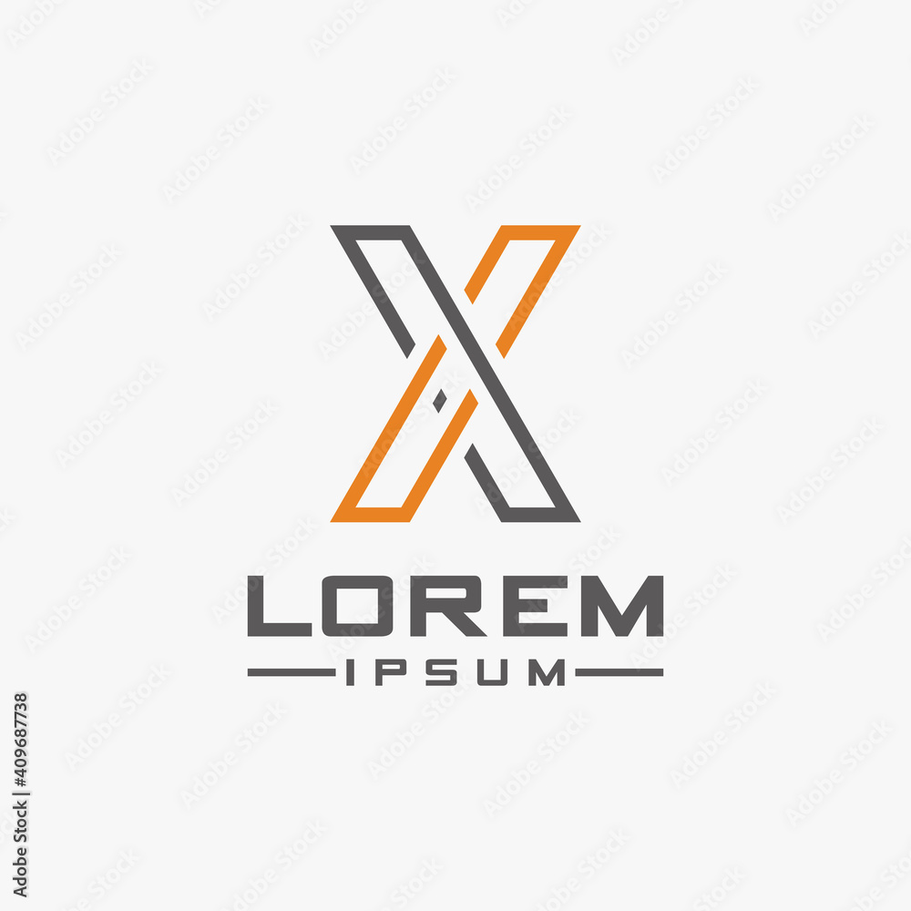 Letter x Logo. Abstract Vector Design, company, beauty, sports etc. Letter x Logo. Abstract Vector Design, company, beauty, sports etc.