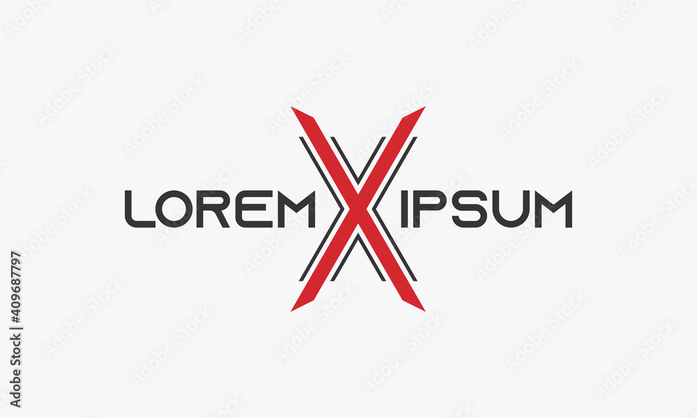 Letter x Logo. Abstract Vector Design, company, beauty, sports etc. Letter x Logo. Abstract Vector Design, company, beauty, sports etc.