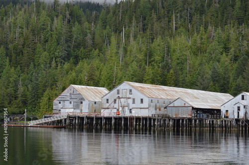 Old fish cannery in Alaska