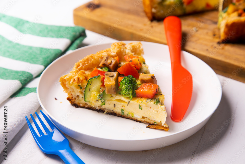 Veggie quiche traditional french recipe Veggie quiche traditional french recipe