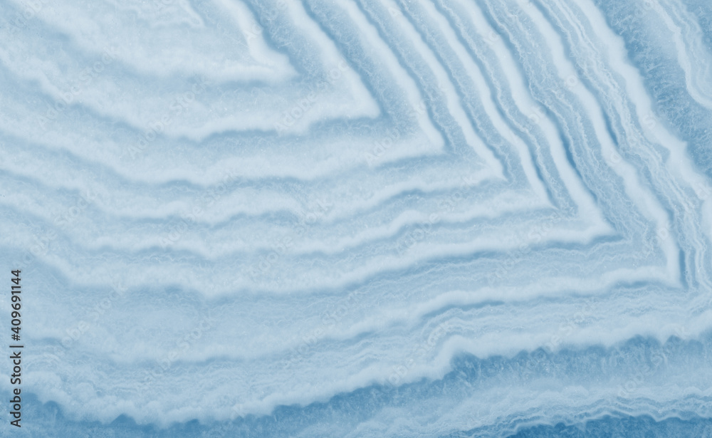 Obraz premium detailed structure from light lined cyan agate