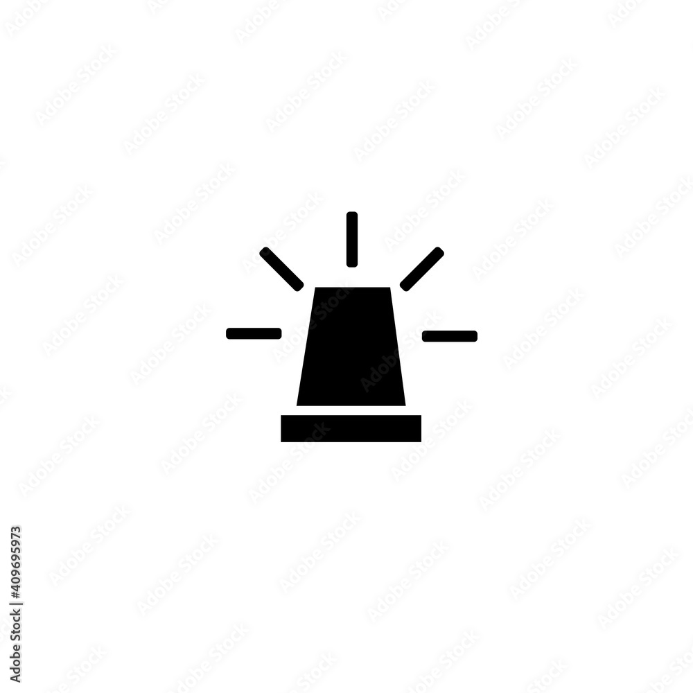 Emergency icon on background. Vector drawing. Emergency icon on background. Vector drawing.