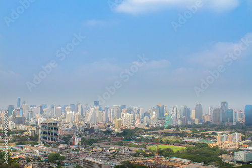 Asia, Bangkok, Thailand, Air Pollution, Asphalt