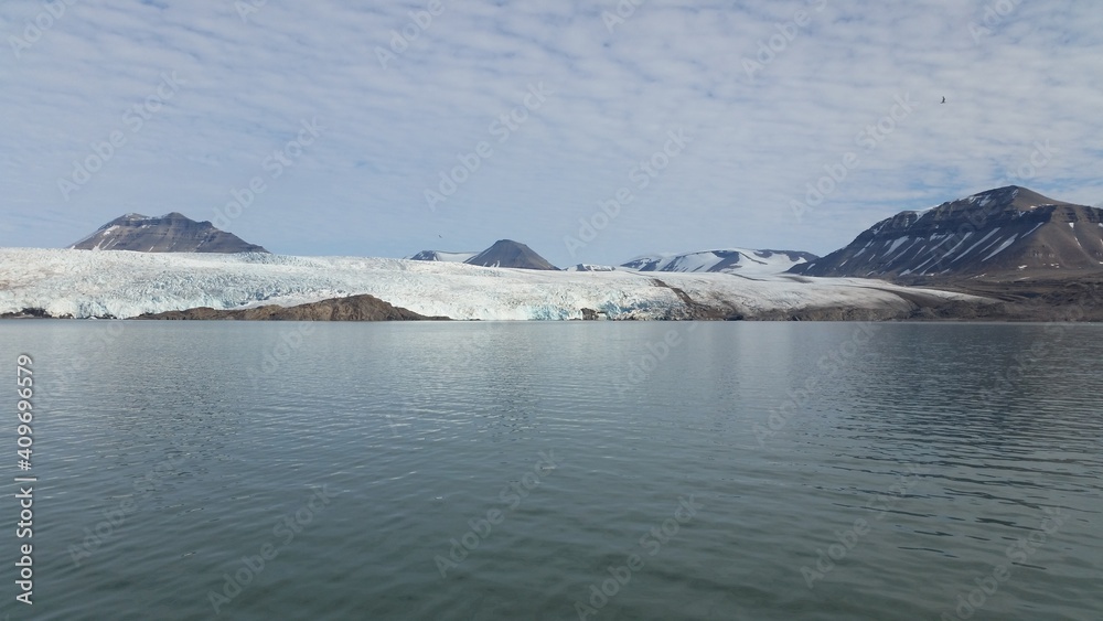 Nordenskiöld Glacier auf Spitsbergen
