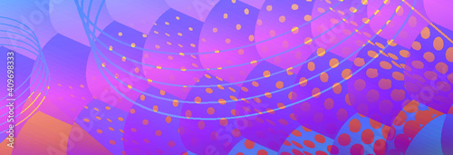 ABSTRACT, polka dot waves. Patterns, Gradients, geometric shapes. Composition. Circles. Fish scale pattern.
