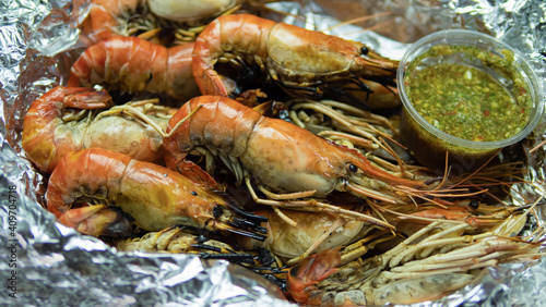 Grilled Shrimp with Seafood...