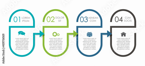 Infographic design template with place for your data. Vector illustration.