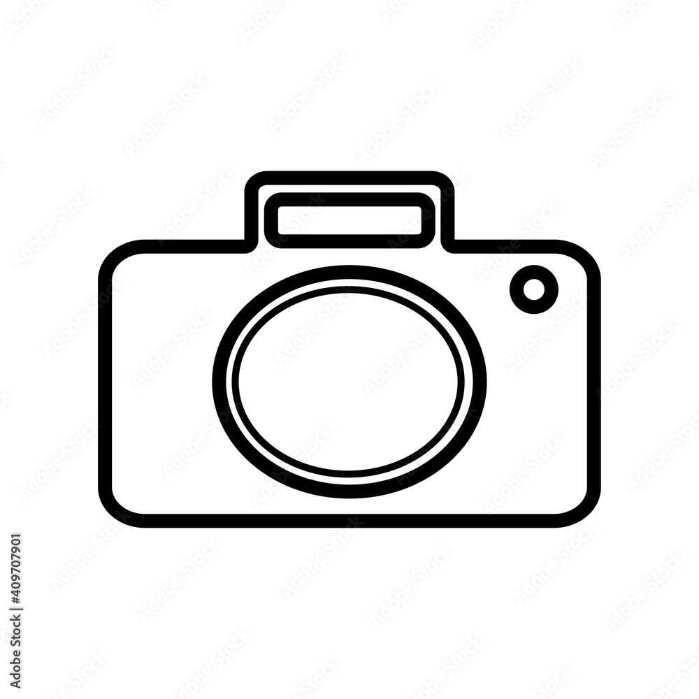 Digital camera icon vector design Digital camera icon vector design