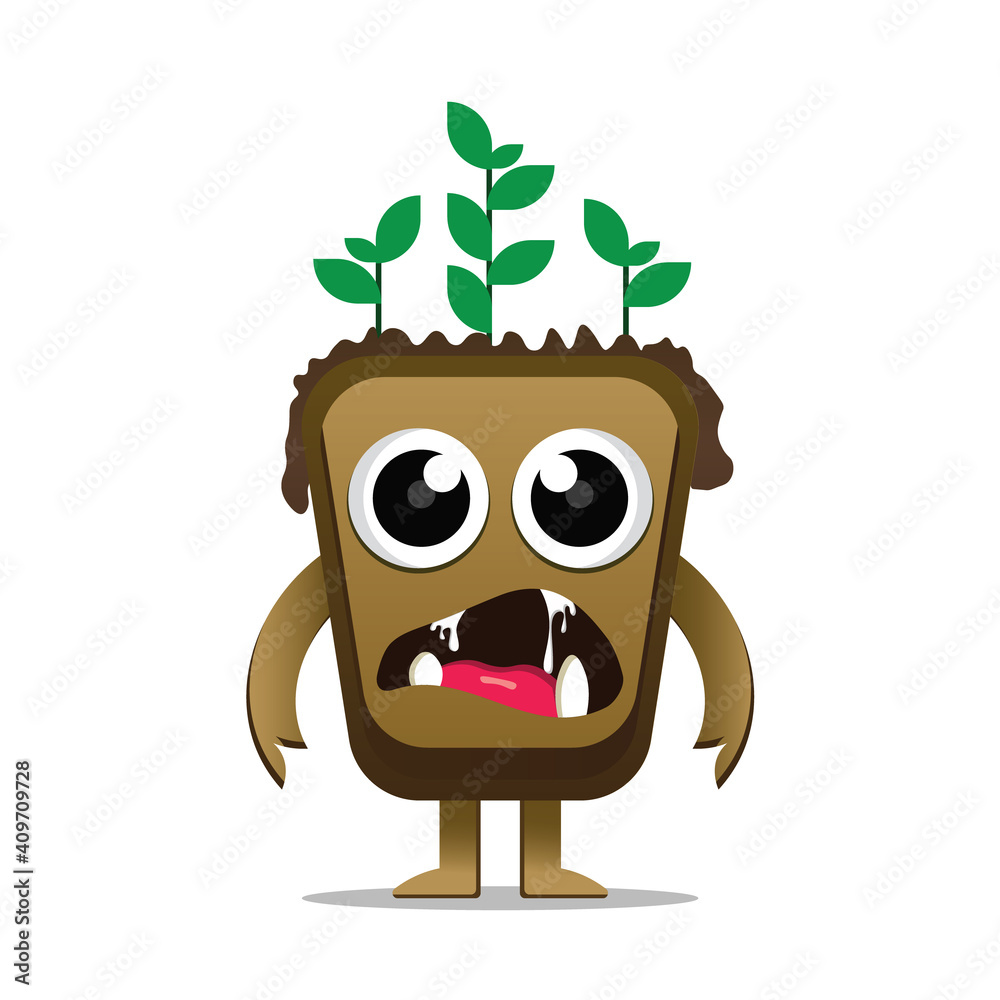 Naklejka premium cute monsters design mascot kawaii