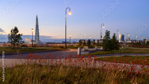 Lakhta center. Saint-Petersburg, Russia.