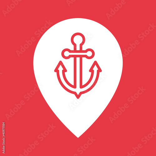 Seaport Location Icon