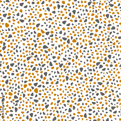 Abstract white background with brown and gray spots. Scalable to any size. Seamless pattern. Vector illustration. For covers  banners  textiles  wallpapers  scrapbooking etc