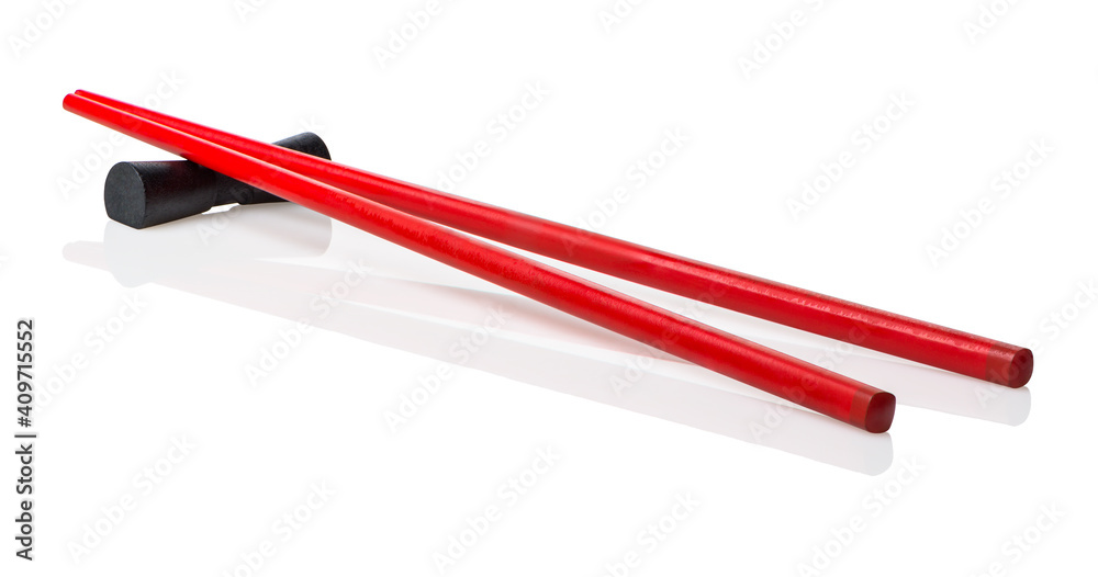 Red wooden chopsticks Red wooden chopsticks