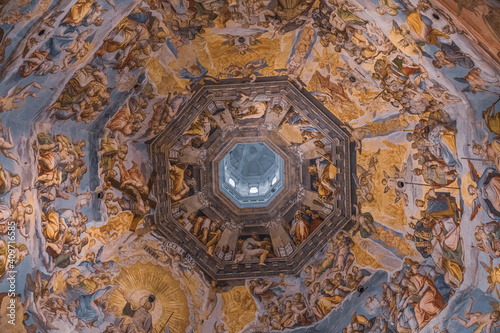 Cupola of Duomo in Florence Italy