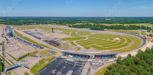 Michigan International Speedway Aerial Shot. 